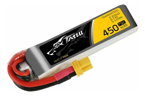 Bateria Lipo 7.4v 450mah 75c Tattu