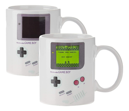 Taza Gameboy Nintendo Paladone Super Mario Bros 300 Cc