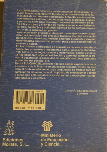 Libro Enseñanza Y Aprendizaje De La Historia H. Pluckrose