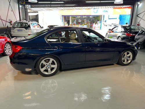 Imagem 6 de 18 de Bmw 320i 2.0 Turbo Câmbio Automático 2014 Azul Série 3 F30
