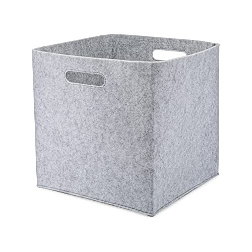 Cubo Plegable De Almacenamiento De Fieltro Parker 13 Pu...