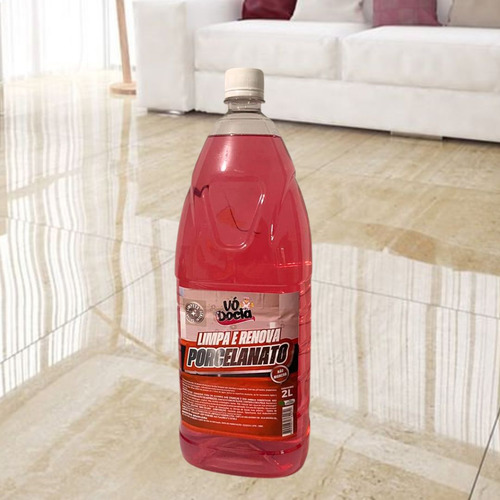 Limpa Porcelanato Pisos Brilhantes Remove Encardido 2 Litros