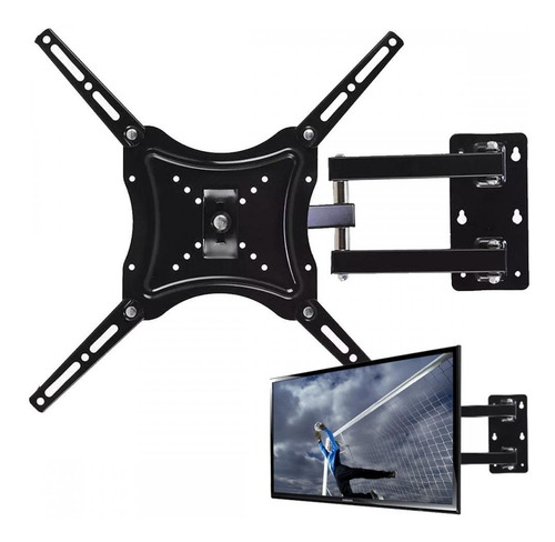Imagen 4 de 10 de Soporte Para Tv 32 Led De 14¨a 55¨incluye Tacos Y Tornillos