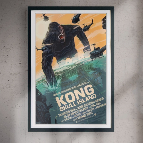 Cuadro 60x40 Peliculas - King Kong Skull Island - Poster 