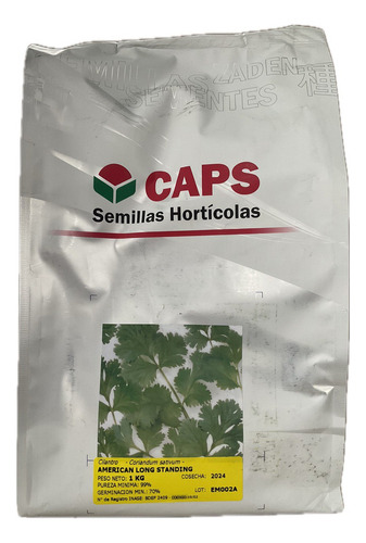 Cilantro American Long Standing - 10 Kilos - Bolsa Cerrada