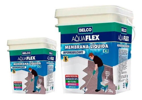 20kg+4kg Membrana Liquida 5 Colores Aquaflex Belco