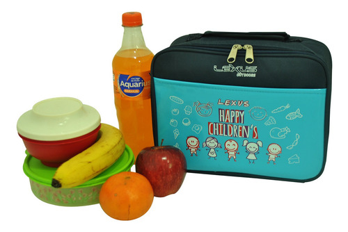 Imagen 3 de 7 de Viandera Térmica Lunchera 4.5l Conservadora Colegio Infantil