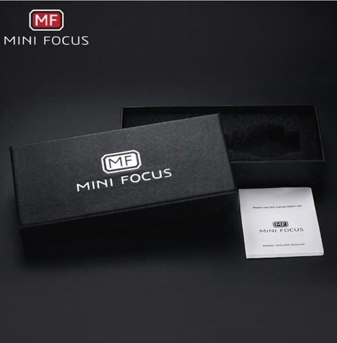 Relógio Masculino Original Social Dourado Minifocus Presente