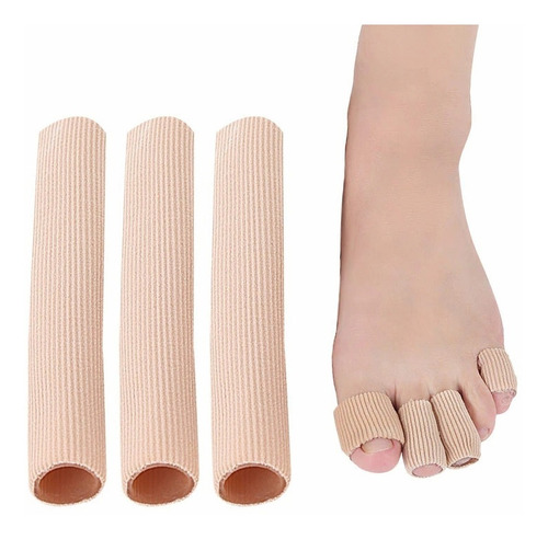 Imagem 7 de 8 de Tecido Gel Tubo Bandagem Protetor Dedo Pé Pés Mãos Dedos