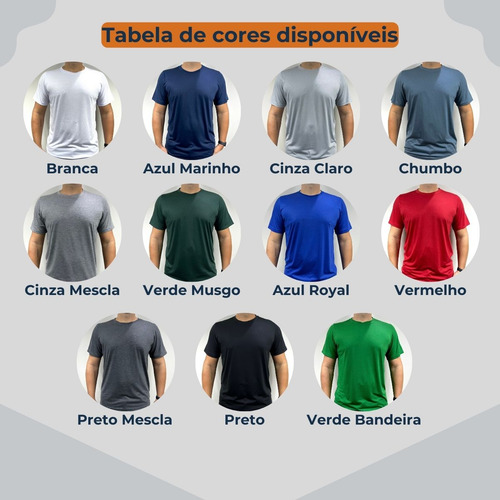21 Camiseta Ótimo Acabamento Malha Fria Personalizada