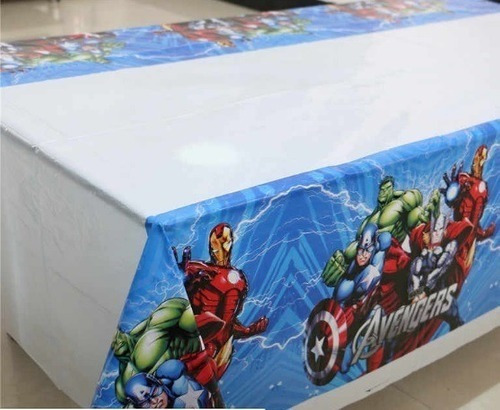 Mantel Avengers Hulk Vengadores Fiesta Plástico Rectangular