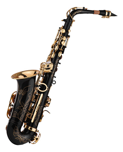 Saxofón Alto Eb De Latón Lacado Dorado 82z