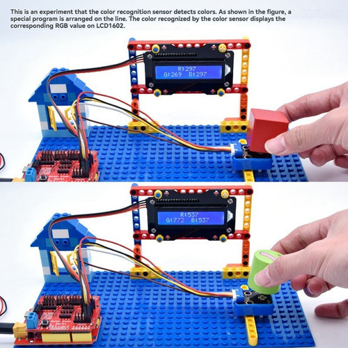 Módulo De Reconhecimento De Sensor De Cor Rgb Module Iic 2.5