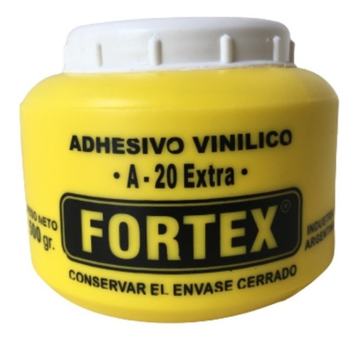 Adhesivo Vinílico Cola Carpintero 500 Gr Fortex A20extra