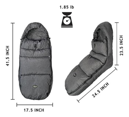 Saco Para Cochecito Manta Para Cochecito Con Capucha Para Ni