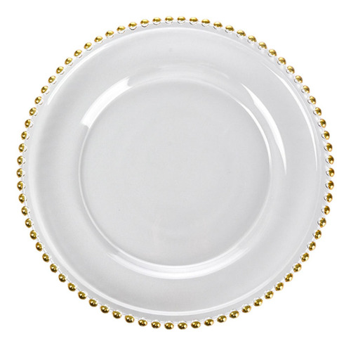 Plato De Cena De Cristal, Plato De Comida Occidental, Plato