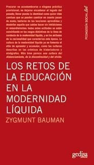 Libro Retos De La Educacion En La Modernidad Liquida,los