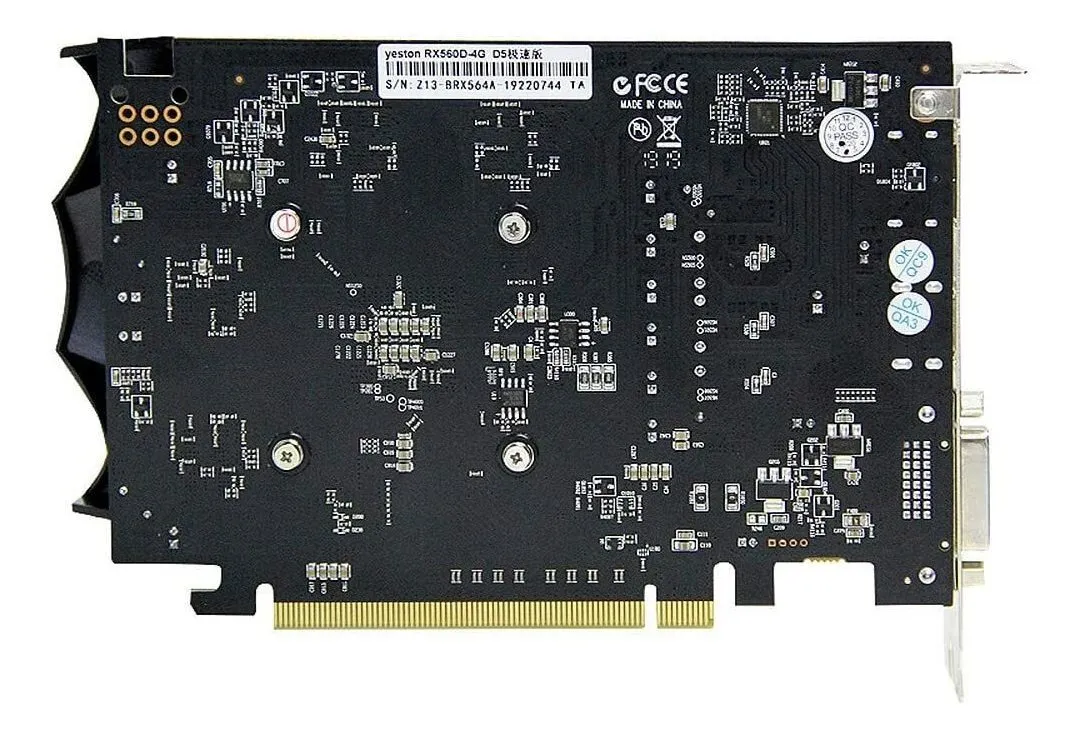 AMD Yeston Radeon RX 500 Series RX 560 RX560D-4G D5 TA