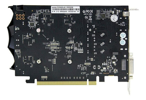 Tarjeta de video AMD Yeston  Radeon RX 500 Series RX 560 RX560D-4G D5 TA 4GB