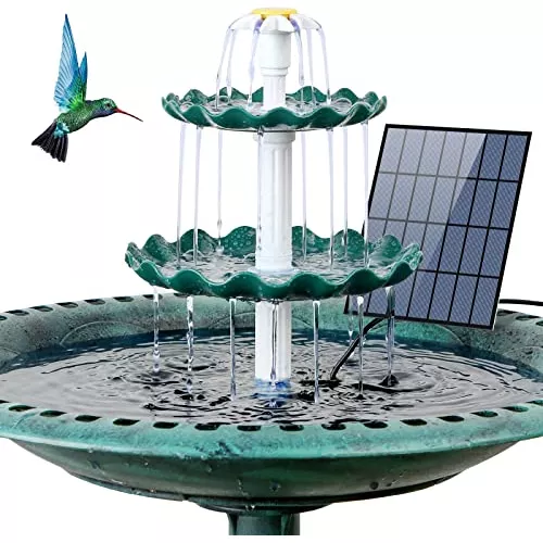 Fuente solar de energía solar - Bomba para bebedero para pájaros