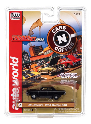 Auto World Thunderjet Cars N Coffee 1964 Dodge 330 (negro) H