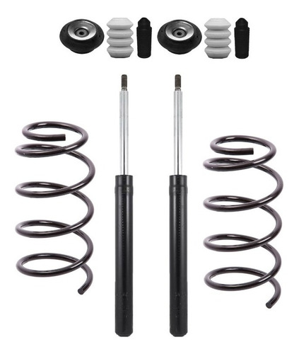 Kit 2 Amortiguadores Espirales Cazo Top Flle Gol Power 2002/