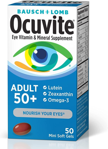 Preservision | Ocuvite 50+ Vitamin & Mineral | 50 Softgels