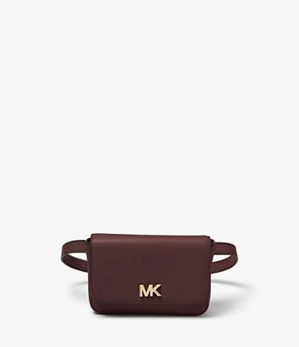 Michael Kors 100%original Banano Cuero Burdeo