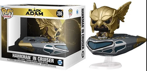 Funko Pop! Super Deluxe: Black Adam - Hawkcruser Con Hawkman