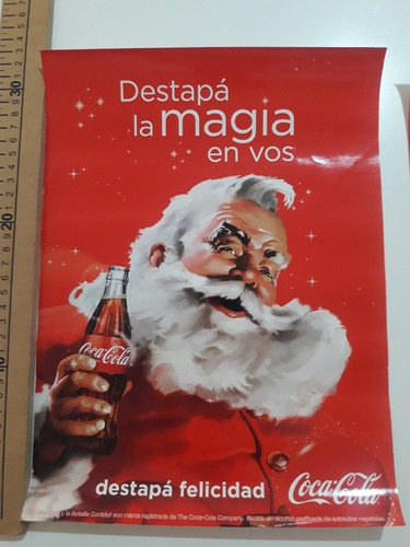Afiches Comercial Coca Cola 2007, 32×24 Cm, Precio X Unidad. (Usado)