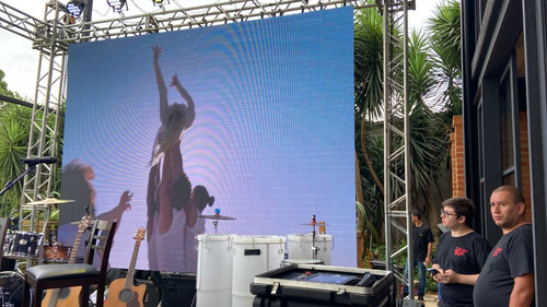 Locação De Painel Led P3, Som, Luz, Palco P/ Eventos Corp