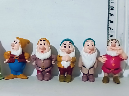 Figuras Plástico Blanca Nieves Y Los 7 Enanos Mattel 1993 (Usado)