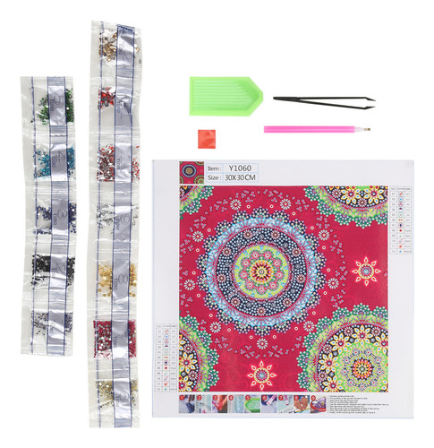 Kits De Dibujo Hechos A Mano Con Forma De Flor De Mandala Y