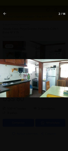 Imagen 4 de 13 de Alquilo Casa, Playa Grande, Piriápolis Calle 1 Entre 10 Y 15