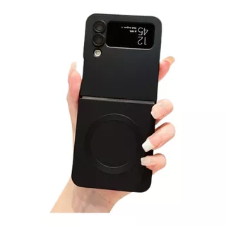 Capa Samsung Z Flip 5 Zflip 4 Com Proteção De Câmera Magsafe