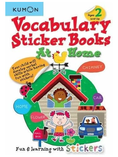 Libro Kumon Actividades Con Stickers La Casa En Ingles