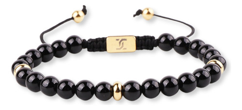 Pulsera Ajustable Oro Laminado 18k Mujer Hombre Brazalete Kz