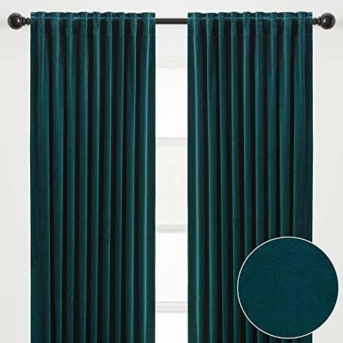 Chanasya - Cortinas Opacas De Terciopelo Sólido Con Clase De