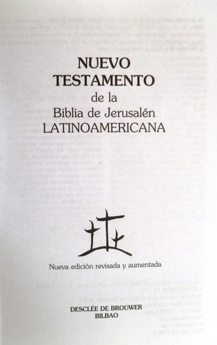 Nuevo Testamento De La Biblia De Jerusalén Latino Paq X 20