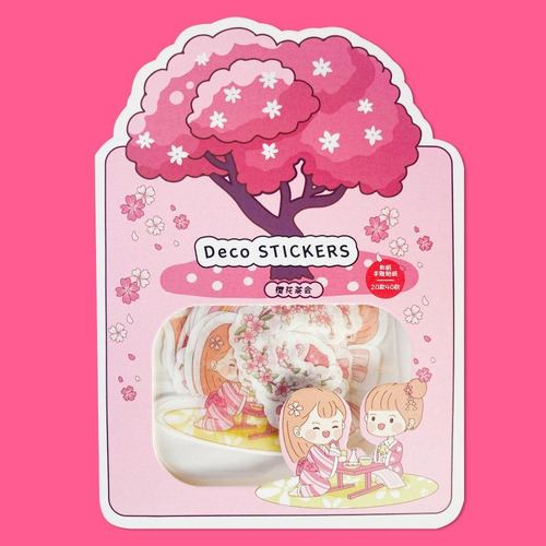 Stickers Kawaii Sakura