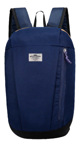 Mochila Impermeable South Port Para Computadora Portátil Color Azul