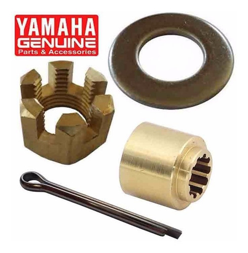 Kit De Topes Traseros, Tuerca Y Chaveta Para Yamaha 25hp