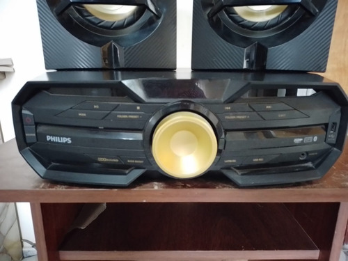 Equipo De Música Philips Fx20/77 Con Mesa Y Control Remoto. Negro 60 W (Usado)