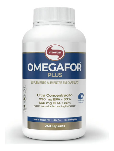 Ômega 3 Vitafor Omegafor Plus em Cápsula