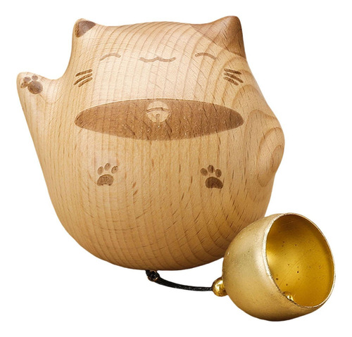 Timbre Decorativo De Madera Para , Timbre Colgante Con
