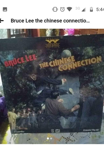 Bruce Lee Láser Disk Original The Chinesse Conecction Fist 