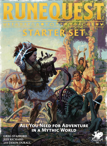 Juego De Rol Chaosium Runequest Starter Set En Inglés