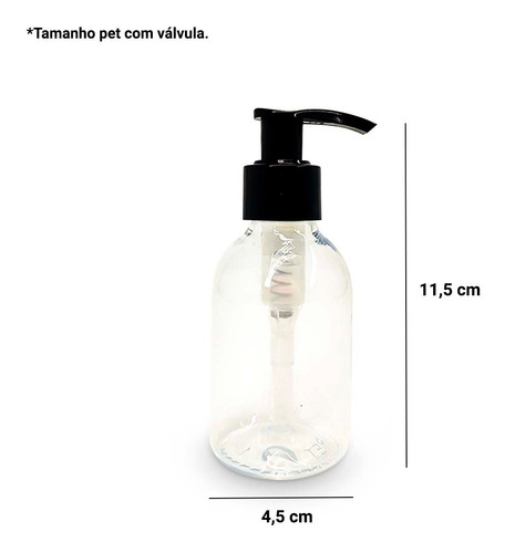 Imagem 6 de 6 de Frasco Pet Saboneteira De 100ml Com Válvula Sabonete Full