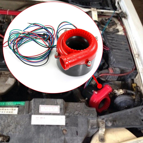 Bocina Electrónica Universal Con Sonido Símil Turbo P/auto