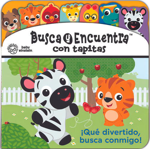 Libro Busca Y Encuentra Con Tapitas Para Niños Baby Einstein Tapa Dura